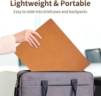 360° Foldable Clipboard Portfolio with Non-Marking Magnetic Clip & Elastic Pen Loop, A4/Letter Document Holder for Business, Office & Interviews