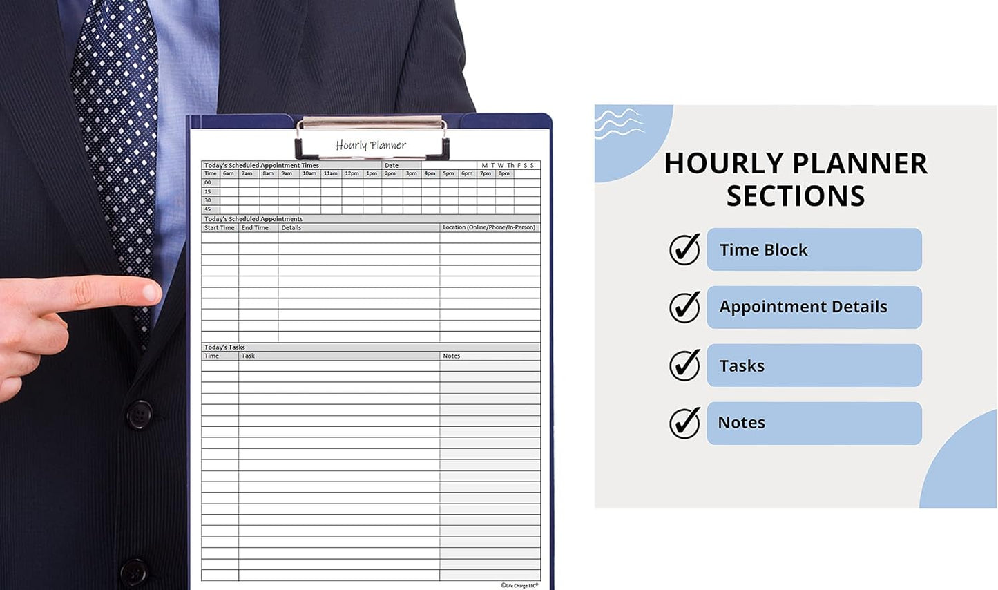 TO DO List Planner Notepad, 60 Page Planning Pad. Undated ToDo Checklist w/Priority & Note Sections. Organize & Track Projects, Clients or Daily Tasks. 8.5 X 11, A4 Tear Sheets.