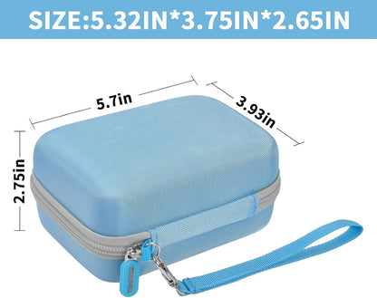 Case Compatible with GL SFT1200/ MT3000/ AXT1800/ MT1300/ A1300/ AR750S-Ext for Glinet Travel Router Wireless, Portable WiFi Storage Holder for Ethernet Cable & Power Adapter (Box Only) - Blue