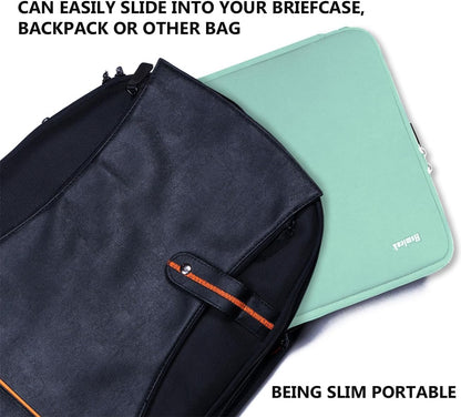 Laptop Sleeve 15.6 Inch, Durable Shockproof Protective Cover Flip Case Briefcase Carrying Computer Bag Case Compatible with 15.6 Inch HP, ASUS, Lenovo, Acer, Notebook, Computer, Black
