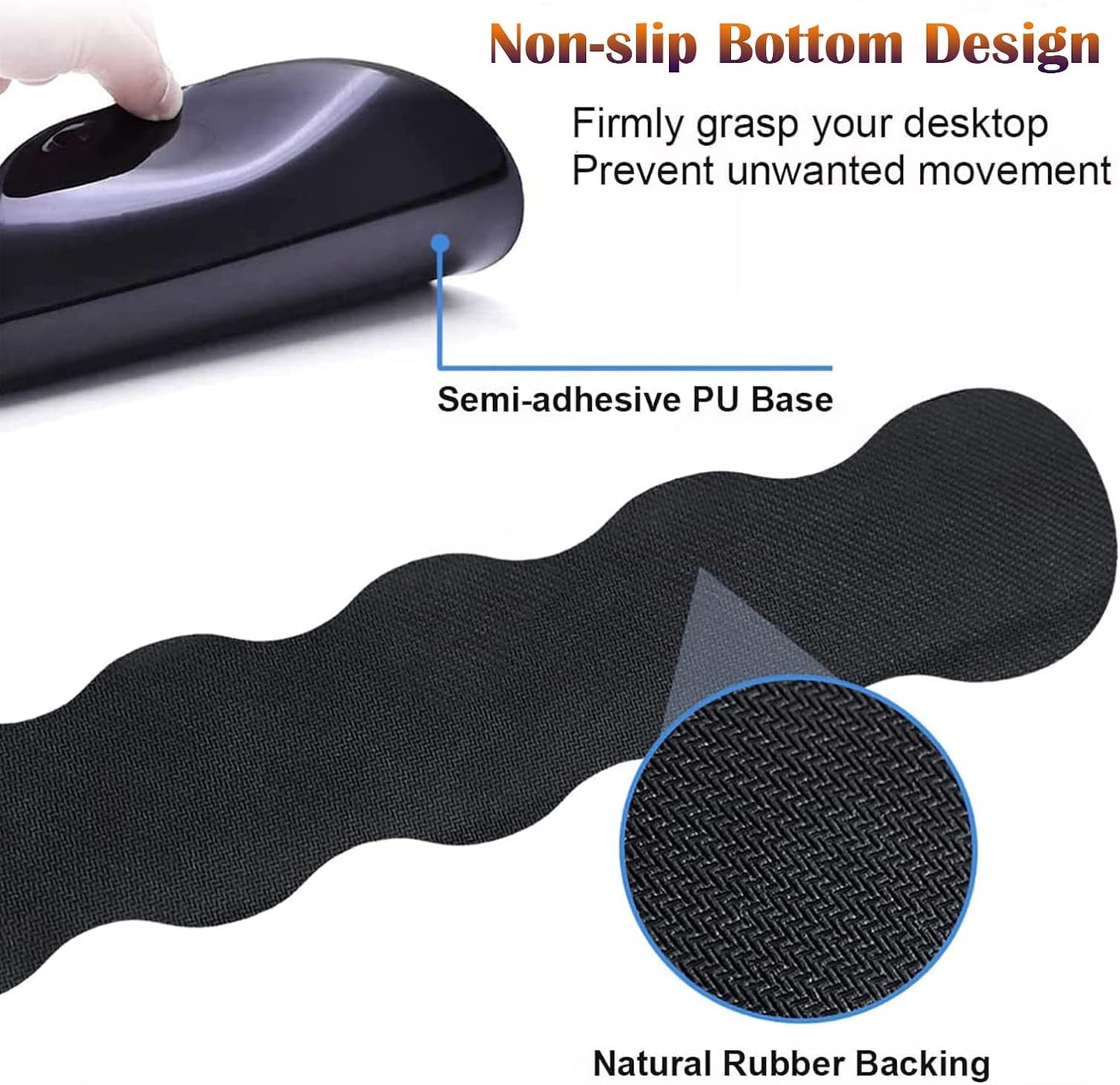 Mouse Wrist Rest and Keyboard Wrist Rest Pad Set, Non-Slip Rubber Base Smooth Surface Ergonomic Gaming Mouse Pad for Easy Typing and Pain Relief, Antique Blue Wood Grain Dog Paw + Coaster