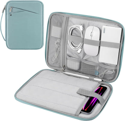 MoKo 9-11 Inch Tablet Sleeve Carrying Case with Handle, Padded Protective Travel Bag for New 11-inch iPad Air 4 2026/Pro M5/ A16, iPad 10th/Air 5/4th 10.9, i-Pad 9/8th 10.2,Tab S9/S8 11, Black
