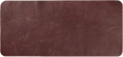 Londo Top Grain Leather Extended Mouse Pad – Large Desk Mat for Office & Gaming, Smooth Writing Surface, Non-Slip Base, Durable & Stylish Workspace Accessory