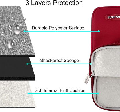 MOSISO Laptop Case 15 inch, 15 inch Laptop Sleeve Compatible with MacBook Air M5 A3448 M4 A3241 M3 A3114 M2 A2941 2026-2023, Dell XPS, Polyester Vertical Computer Sleeve Bag with Pocket, Black - Colors A
