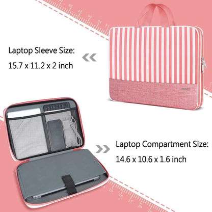 Ytonet Laptop Case, 15.6 inch TSA Laptop Sleeve Computer Bag Water Resistant Computer Case Carrying Cover Compatible for Lenovo, HP, Dell, Asus Notebook, Gifts for Men Women, Grey