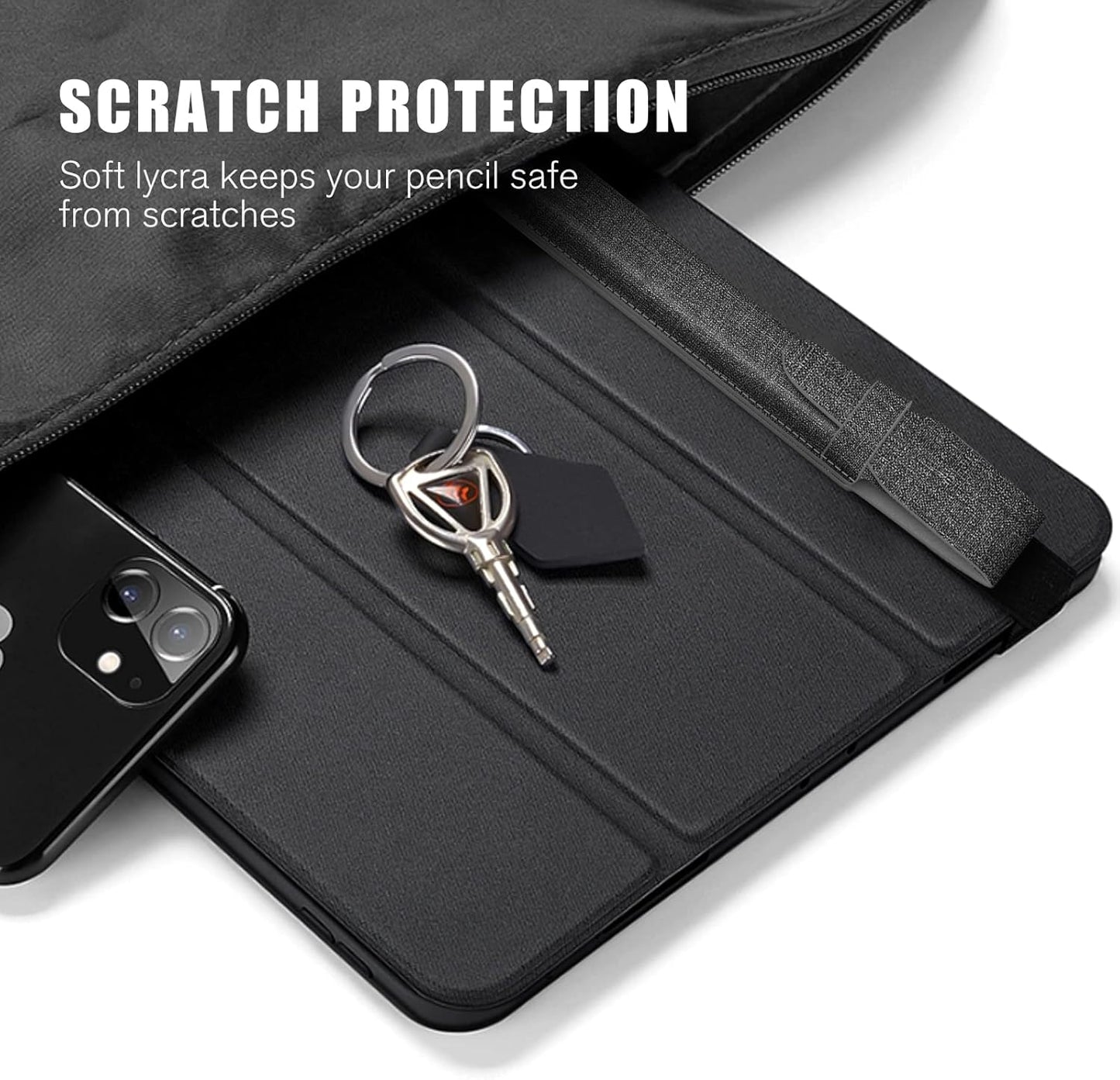 Fintie Pencil Holder Compatible with Remarkable 2, Stylus Pouch PU Leather Pen Sleeve Portable Elastic Pencil Case Cover for Remarkable 2/BOOX/Scribe Stylus Pen