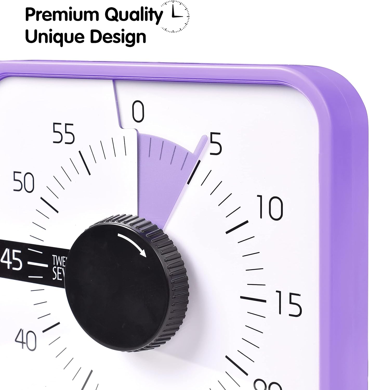 Visual Timer 7.5 inch; 60 Minute 1 Hour Countdown Timer for Kids Classroom Teaching Tool Home Office Meeting, Mechanical Countdown Clock for Exam Time Management Magnetic, Sky Blue with Colorful Disc