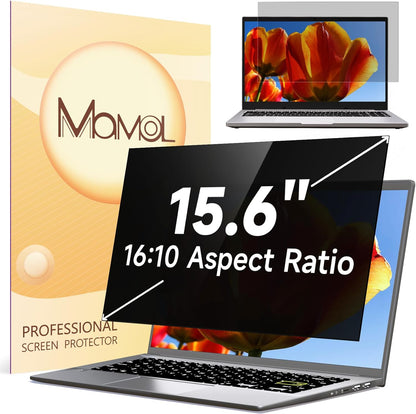 Mamol 34 Inch Curved Computer Privacy Screen Filter for 21:9 Aspect Ratio Widescreen Monitor - Anti Glare Blue Light Filter, Removable Computer Monitor Privacy Shield, Anti-Scratch Screen Protector