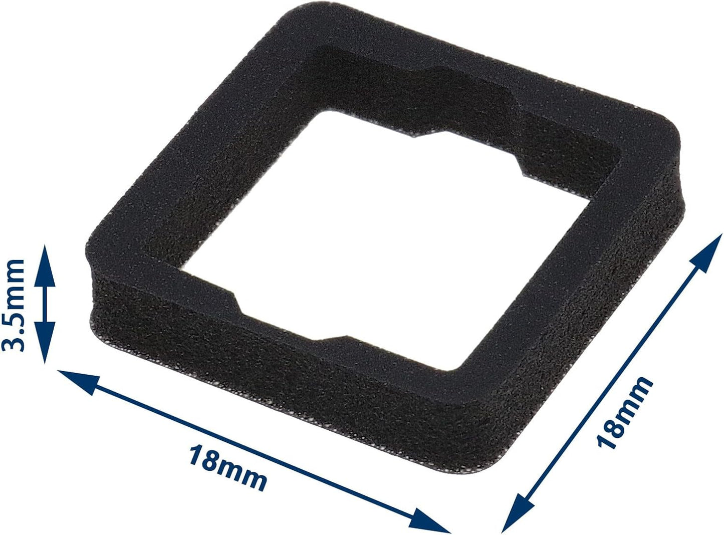 ECSiNG 120pcs Switch Silencer Pad Shockproof Sandwich Cotton for Mechanical Keyboard Keysporon Noise Dampener Foam Sound Insulation