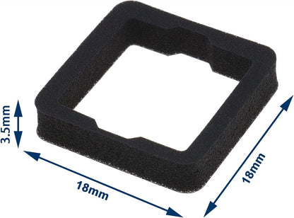 ECSiNG 120pcs Switch Silencer Pad Shockproof Sandwich Cotton for Mechanical Keyboard Keysporon Noise Dampener Foam Sound Insulation
