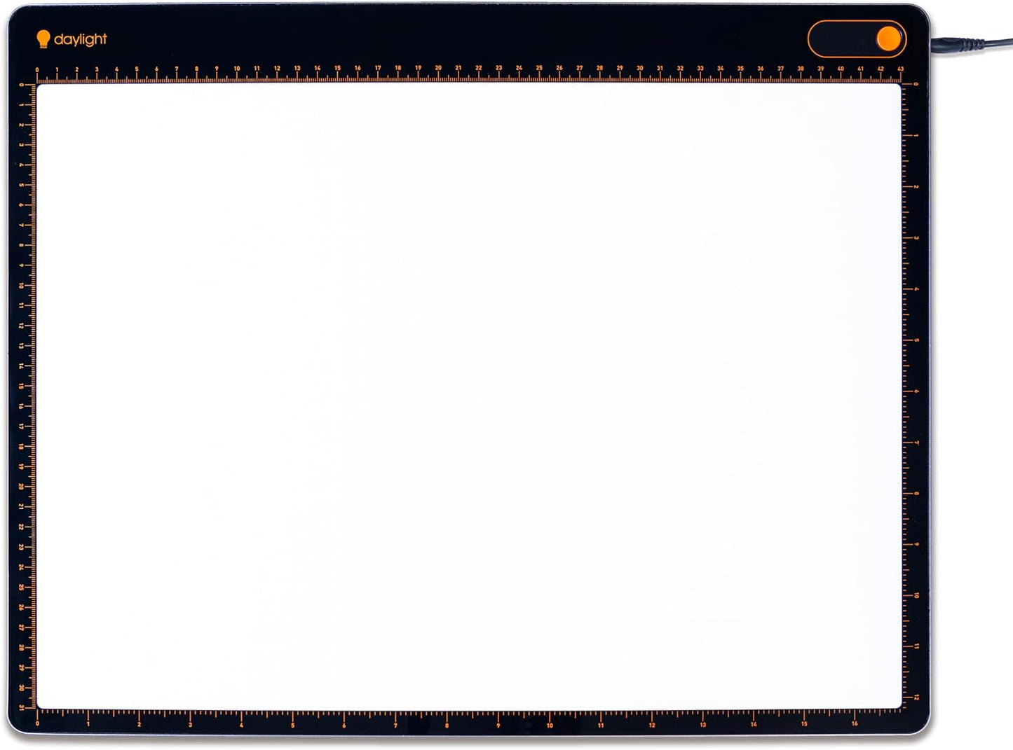 Daylight Tabla XL™ A3 LED Light Pad - 6,800 Lux Ultra Bright, 3-Step Dimmable, Edge-to-Edge Illumination, Non-Scratch Surface, Aluminum Frame, Tracing Pad for Artists, Quilting, Vinyl Weeding