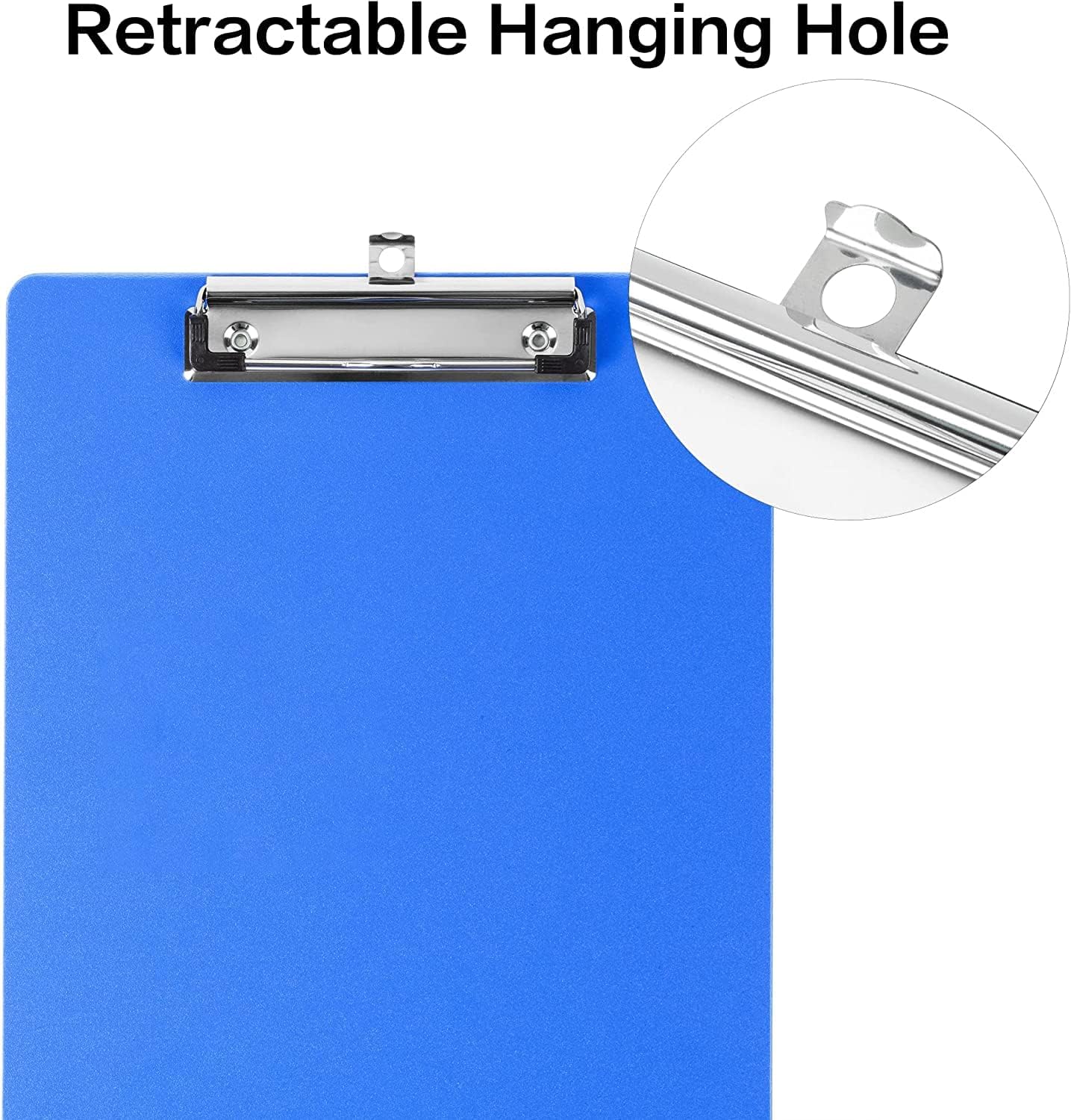 Clipboard Folder, 6 Pack A4 Foldable Clipboards File Folder Flip Writing Pad for Memo Form Document & School Office Work - Black