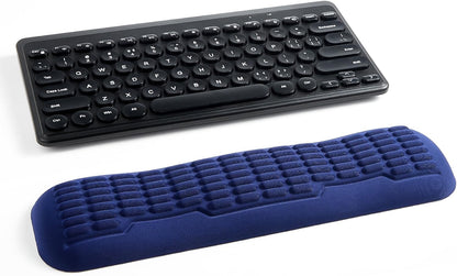 UnivoColors Ergonomic Mouse Wrist Rest,Latest 3.0 Wave Curve Design,High-Resilience Memory Foam Non-Slip Base,Reduces Wrist Fatigue,Ideal for Office Gaming & Long Hours of Use(Black)