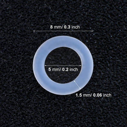 Keyboard Puller Keycap Removal Tool and 200 Pcs Rubber O-Ring Dampeners Plumbing Rubber O-Ring Seal for Switch and Mechanical Keyboard