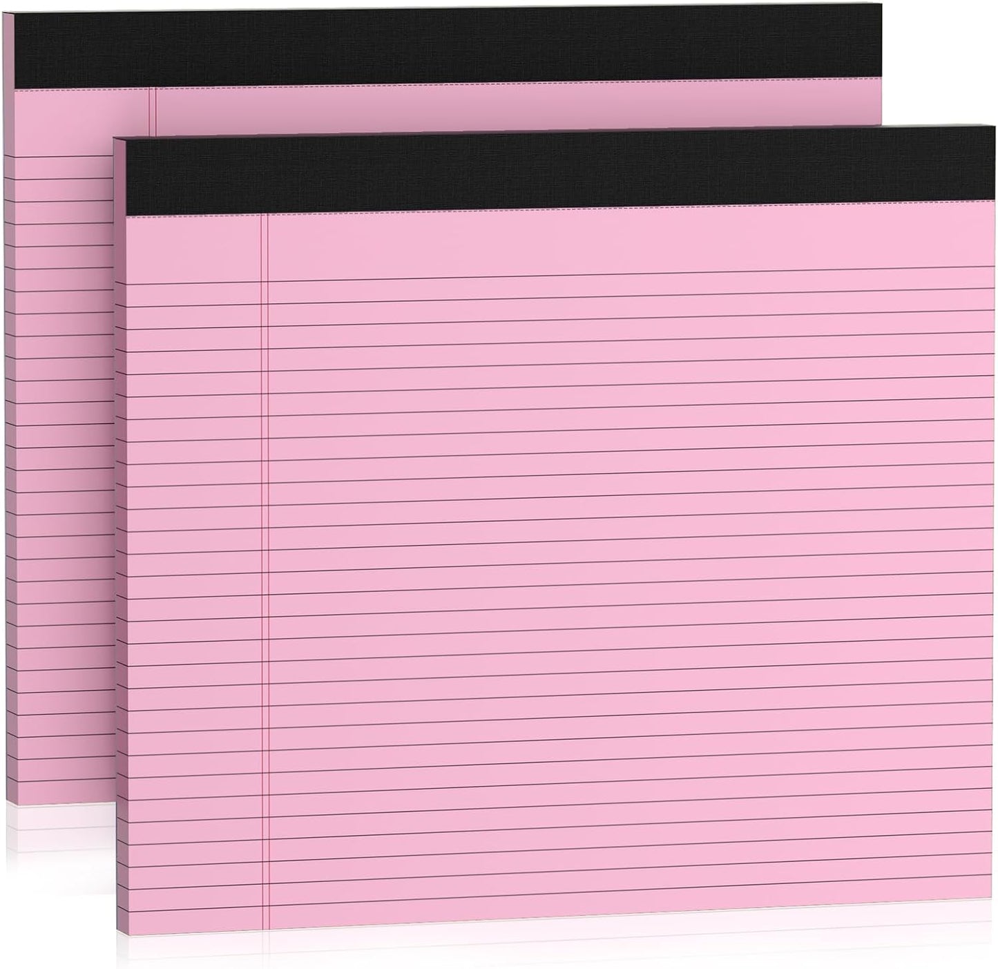 2 Pcs Note Pads 11" x 9.5" Legal Pads College Ruled Notepad Micro Perforated Writing Pads White Lined Paper 80GSM College Ruled Paper Pad of Paper 30 Sheets Notebook for School, To-Do Lists, Office