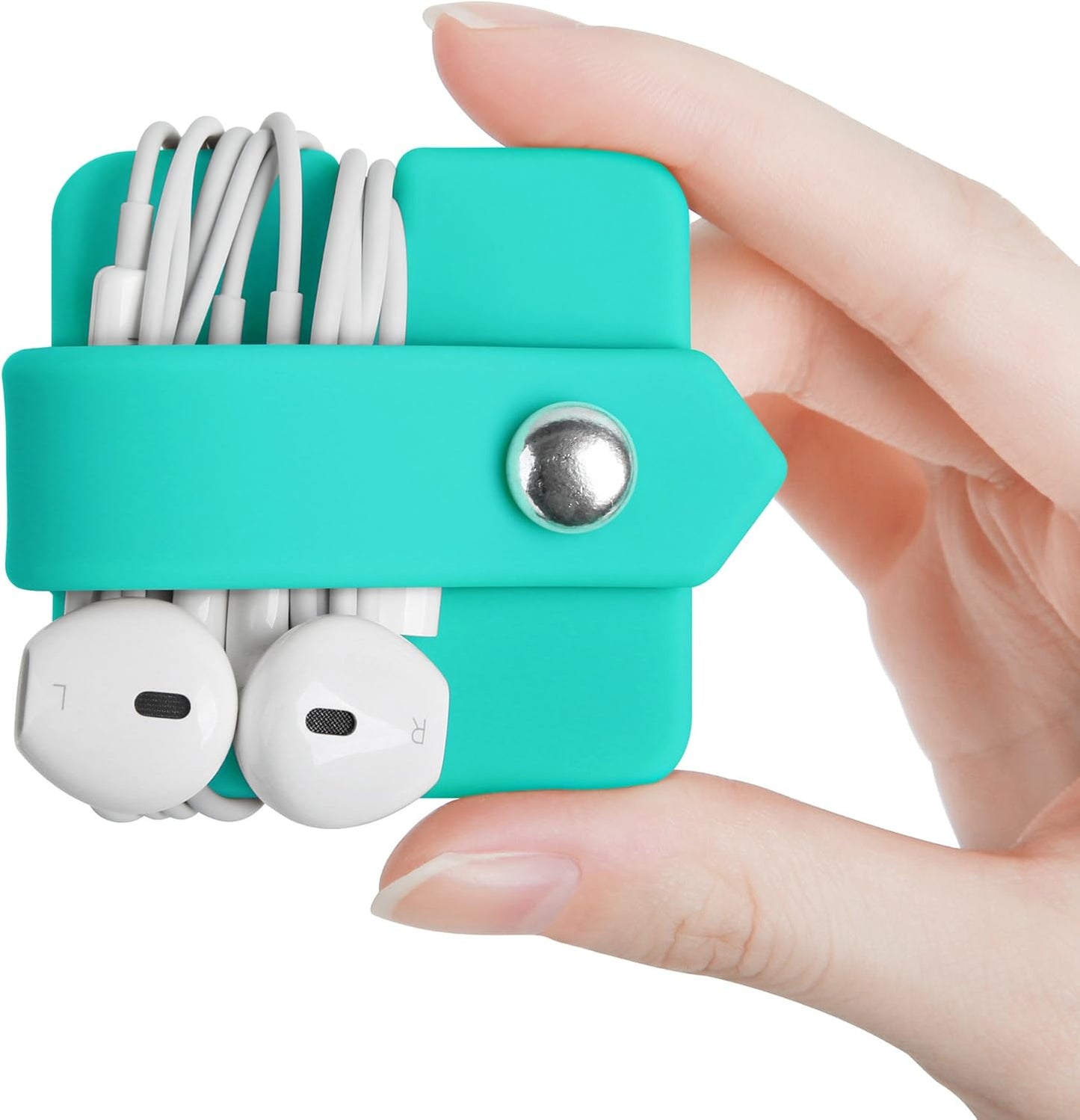 Headphone Case Cord Organizer Earbuds Holder Earphones Case Wrap Winder Headset Keeper Cord Manager Cable Organizer Black | Cord Organizer