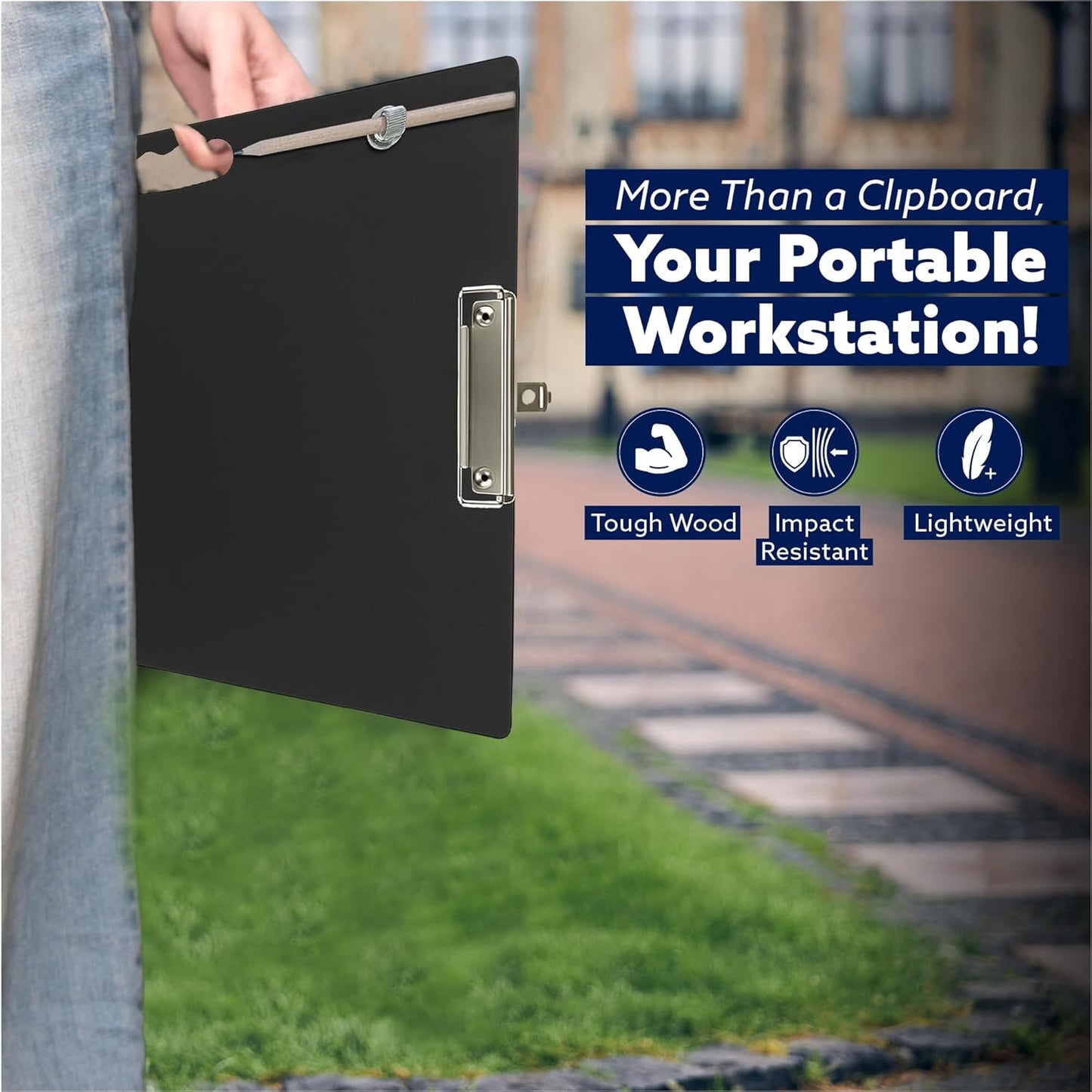 18x24 Clipboard - Foldable 18x24 File Folder & Drawing Board - Folds to 11x17 Clipboard, 4 Clips, Corner Protectors, Portable Art Portfolio, Architecture Folder, 11x17 Binder, Portfolio Binder (Green)