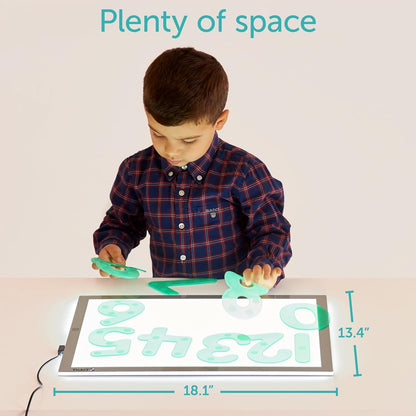 tickit Light Panel | Rectangular | Ultra Bright LED | Adjustable Brightness | Light Board for Kids | Tracing, Sensory Exploration and Color Mixing