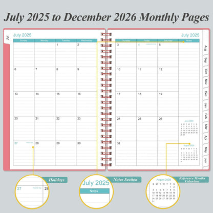 Weekly Productivity Dashboard - 8.5" x 11" Dashboard Desk Notepad Has 6 Focus Areas to List Tasks for Goals, Projects, Clients, Academic or Meal-Organize Your Daily Work Efficiently, 54 Weeks, Green
