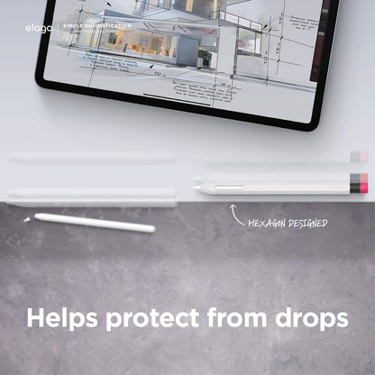 elago Compatible with Apple Pencil Pro Case & Apple Pencil 2nd Generation Case, Compatible with Magnetic Charging, Double Tap, Squeeze, Haptic (Must Read Installation Instructions) [Lovely Pink]