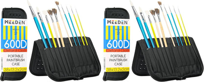 MEEDEN Paint Brush Holder, 11.5 X 10 Inch Zippered Painting Brush Case, Organization and Storage Bag for Artist Paint Brush (Brushes NOT Included)