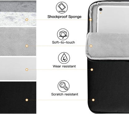 TiMOVO 9-11" Tablet Sleeve Bag for iPad 11-inch A16 2025, iPad 10.9"/10.2"| Air 11 Inch/5th/4th Gen. 10.9", Galaxy Tab A9+/A11Plus 11", Protective Bag Fit Smart Keyboard, Dusty Blue