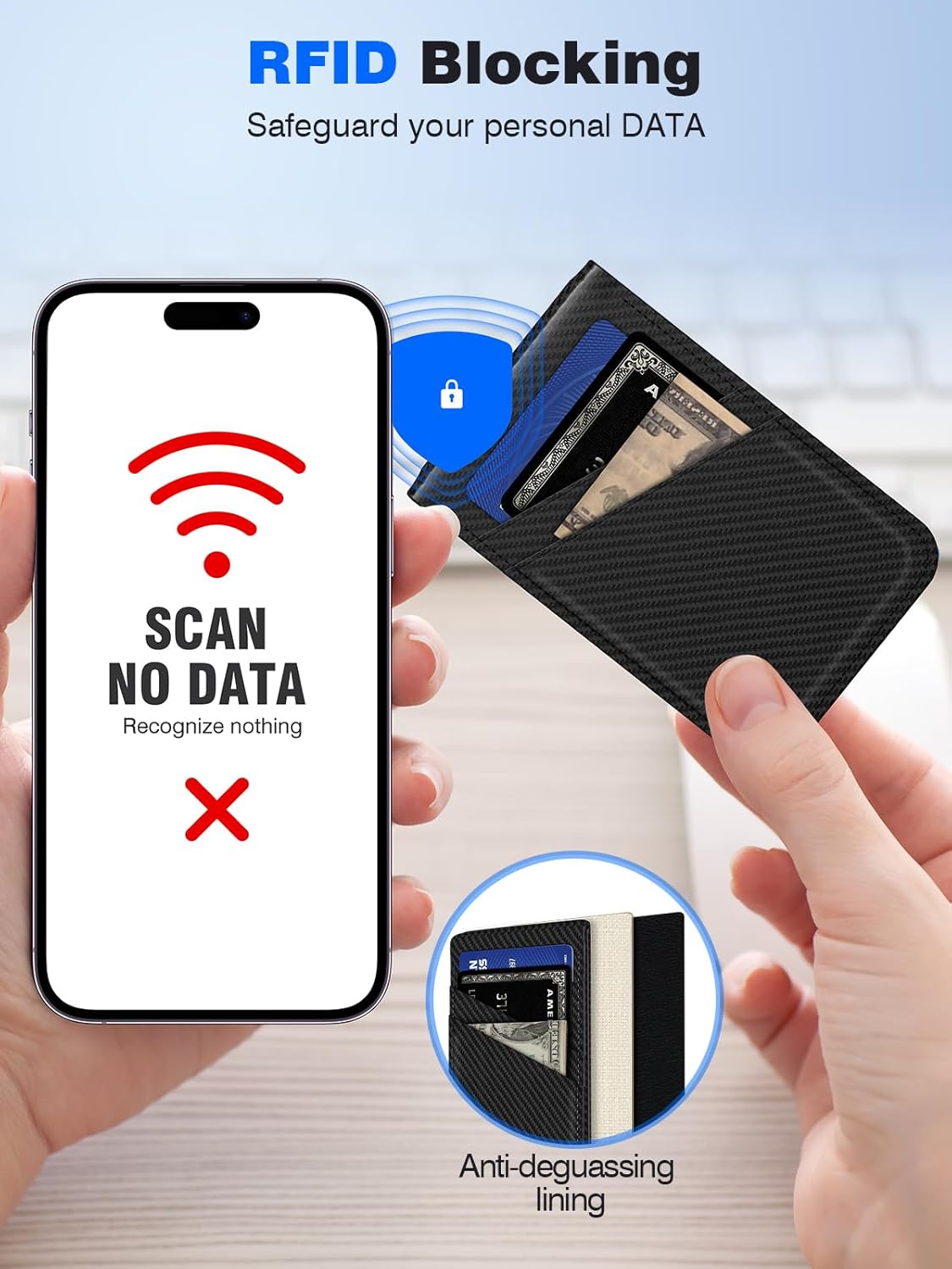TopMade for Magsafe Wallet, Works with Apple Find My, Strongest Magnetic Wallet for iPhone 17/16/15/14/13/12 Series, Leather Magnetic Card Holder with Tracker, 7 Cards Holder, RFID Blocking, Black