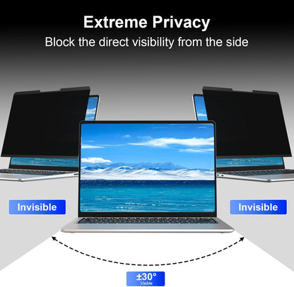 13.8 Inch Magnetic Privacy Screen for Microsoft Surface Laptop 7, Removable Anti Glare Screen Protector, Blue Light Computer Filter, Anti Spy Easy Install