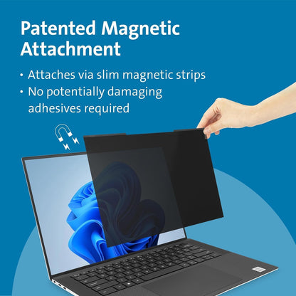 Kensington MagPro™ Magnetic Laptop Privacy Screen 14 inch, Removable 16:9 Laptop Privacy Filter, Anti-Glare, Blue Ray Reduction, Dell Latitude 5420, HP Elitebook 840 G6-G8, Lenovo, Asus (K58352WW)