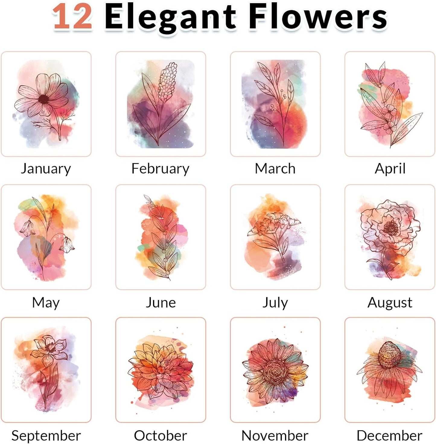 KONVINIT Small Desk Calendar 2026-2027, 6.3" x 3.1", 2026 Desk Calendar - Runs From January 2026 Until December 2027, 24 Months Mini Desktop Calendar for School, Home and Office Supplies