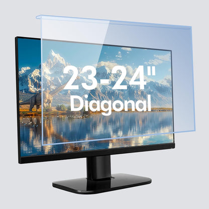 31.5-32 Inch Blue Light Filter for Computer Monitor, TV Computer Screen Blue Light Blocker Panel (28.5''x17.1''), Eye Protection Anti-Scratch HD Not Anti-Glare