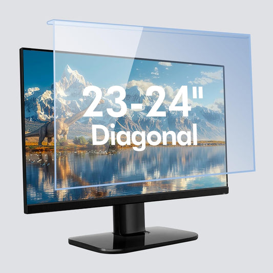 31.5-32 Inch Blue Light Filter for Computer Monitor, TV Computer Screen Blue Light Blocker Panel (28.5''x17.1''), Eye Protection Anti-Scratch HD Not Anti-Glare