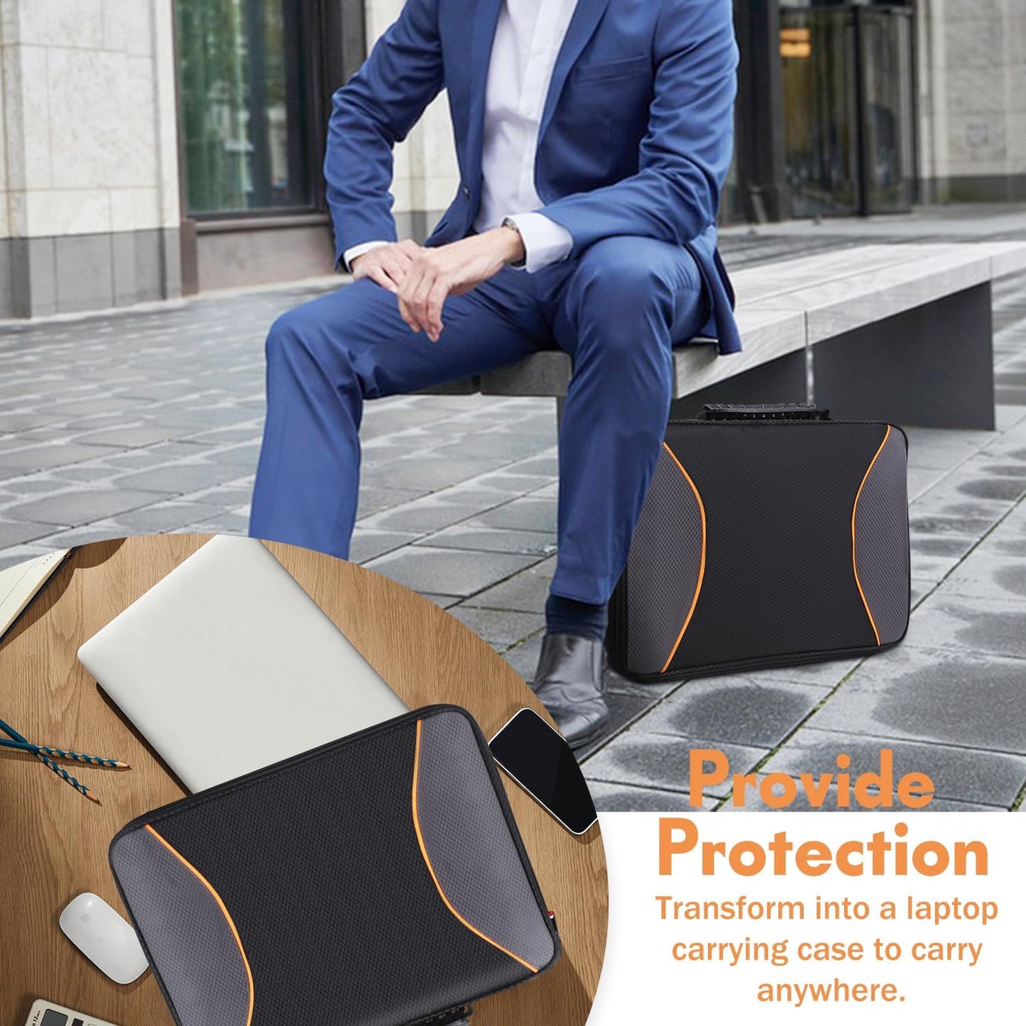 Laptop Sun Shade Laptop Sun Glare Shield Privacy Screen Hood Lightweight Laptops Sunshade Bag for Working Outside Portable Shield Cover 12-14'' (Patent Pending)