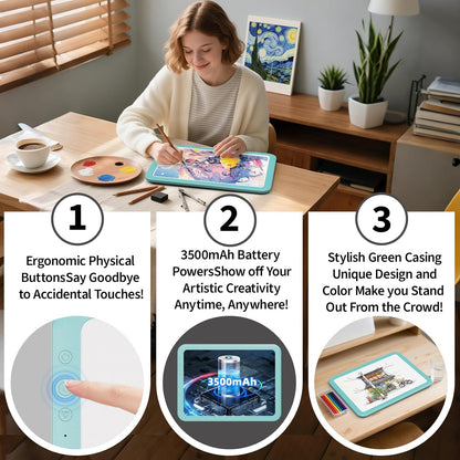 PICOVISTA Rechargeable A3 Diamond Art Light Board,Super Bright Tracing Light Box,6 Levels Brightness with 3 Colors Mode, Wireless LED Pad for Diamond Painting,Weeding Vinyl,Sketching & Drawing