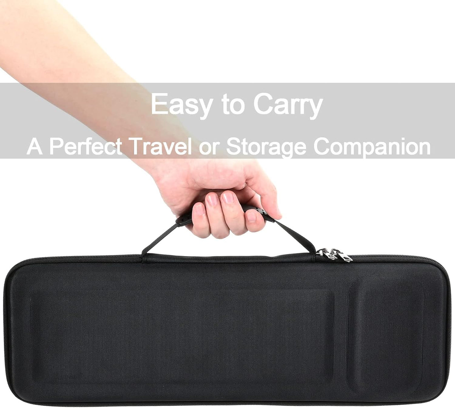 RAIACE Hard Storage Case Compatible with Apple Magic Keyboard + Magic Mouse. (Case Only) - Black