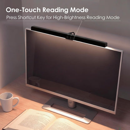BY-J Computer Monitor Light Bar, Eye-Care USB Reading LED Task Lamp with Touch Control, Fit for Curved Monitor, No Screen Glare Dimmable Desk Lamp Computer Monitor Light Bar for Screen Home Office