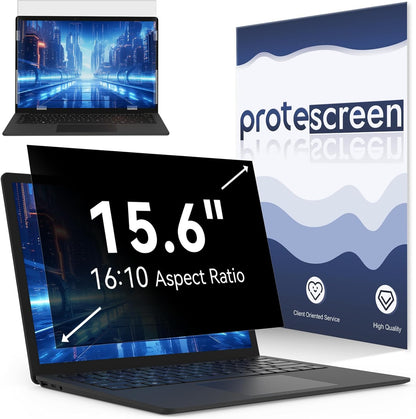 Laptop Privacy Screen 14 Inch Compatible with HP/Dell/Acer/Samsung/Asus/Lenovo/Toshiba,16:10 Aspect Removable Anti Glare Blue Light Filter Protector, 14 in Laptop Privacy Screen Shield