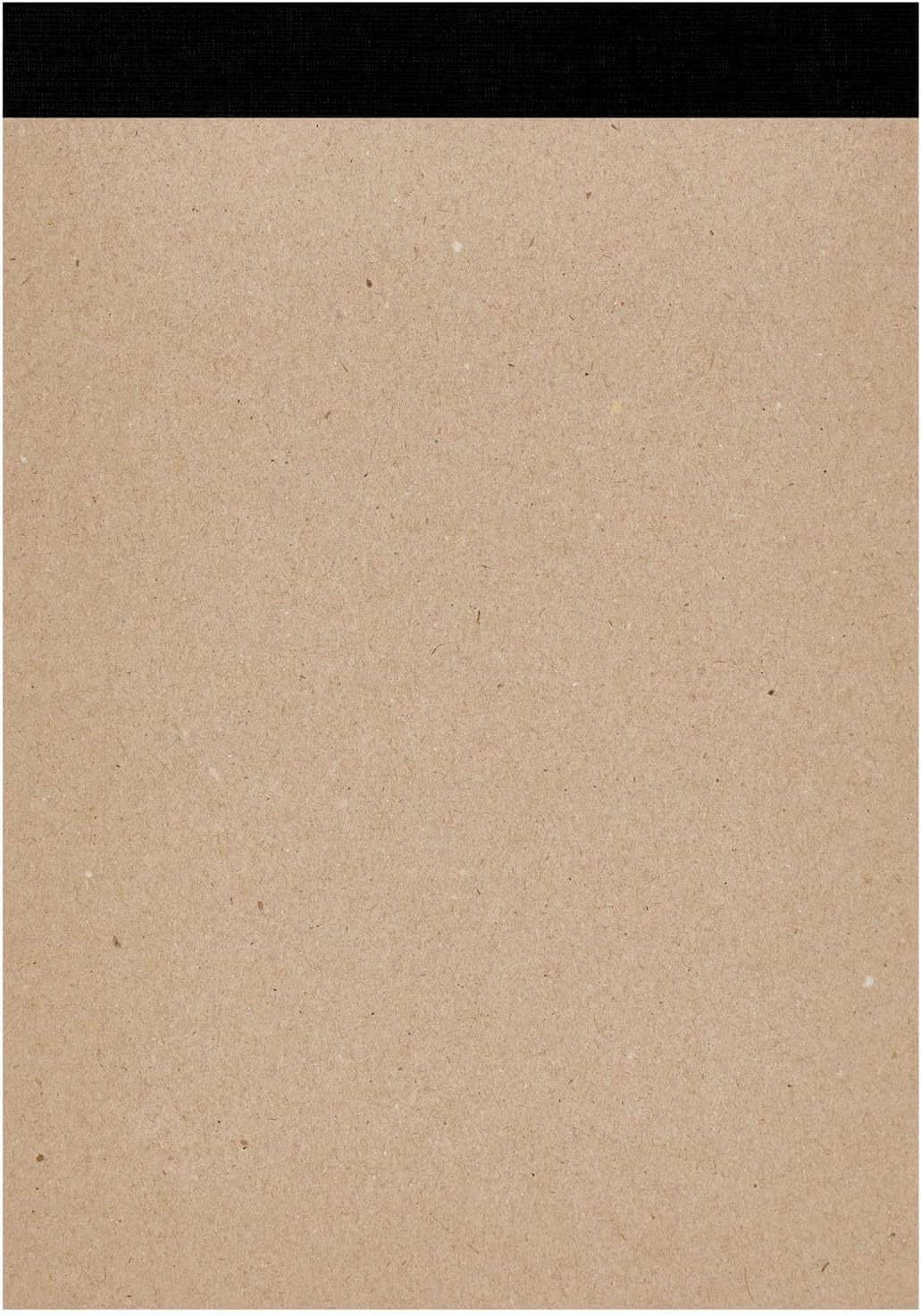 Maruman Mnemosyne Lined Notebook- Vertical A5, 5.83" x 8.27", 70 Sheets / 140 Pages, 7mm College Ruled With Center Line Journal, Perforated Pages & Wire-Bound to Lay Flat, Black, Made in Japan - Colors B