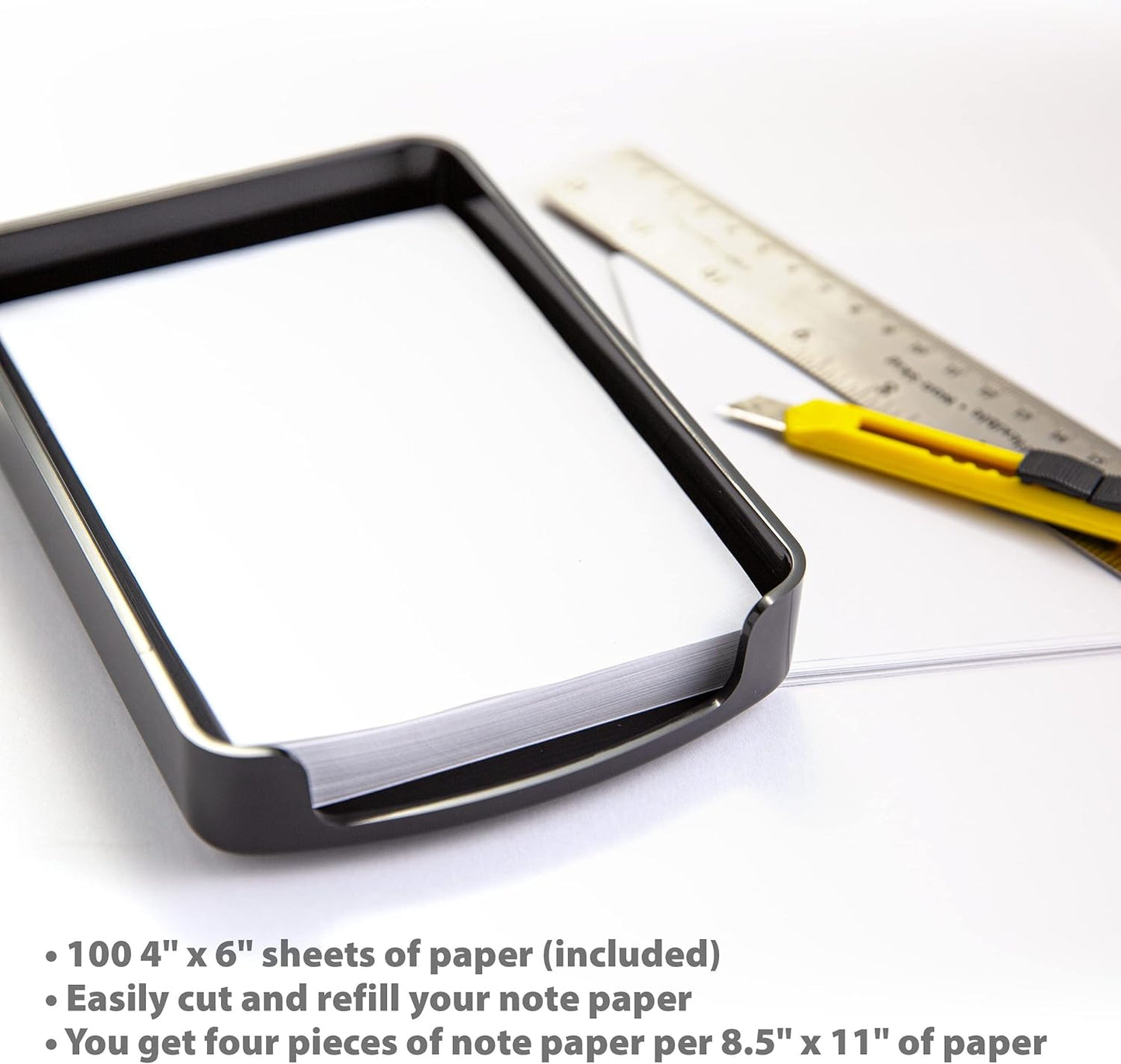 Officemate 2200 Series Executive Memo Holder, Black (22362)