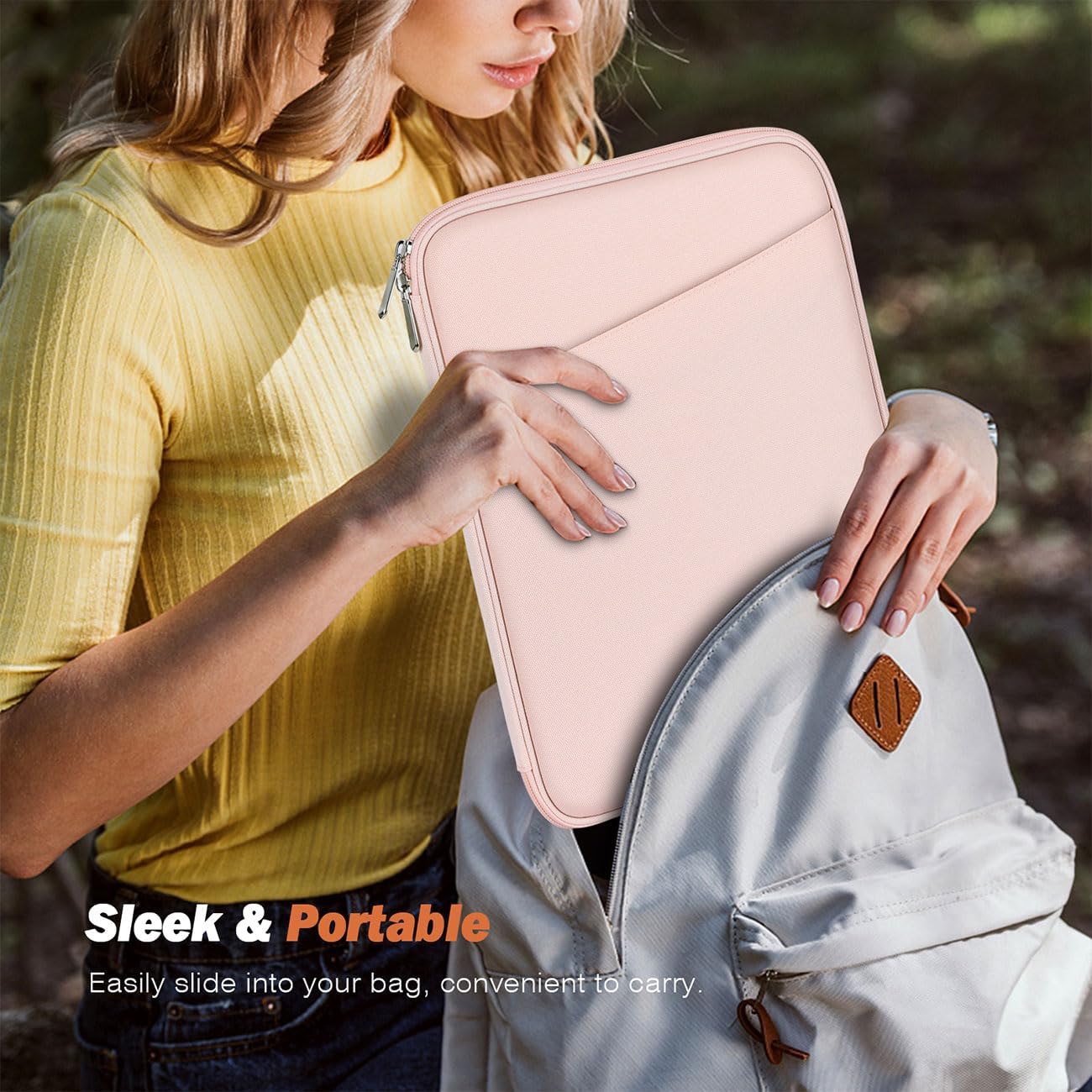 MoKo 9-11 Inch Tablet Sleeve Case, Fits New 11inch iPad Air M4/Pro M5, iPad A16 11", i-Pad 10/9/8/7th/Air 5/4th 10.9"/10.2", Tab S9/S8 11", Protective Bag Carrying Case with Pocket, Dark Gray