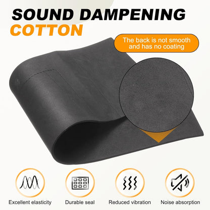 PATIKIL 5 x 17 x 0.1 Inch Keyboard Foam, Sound Dampening Foam Keyboard Modular Sponge for Hot Swap Mechanical Key Boards, Black