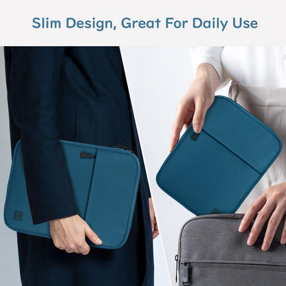 Dadanism 9-11 Inch Tablet Sleeve Padded Carrying Case for iPad (A16) 11th Gen 11", iPad 10th Gen 10.9", iPad Air M4/Pro M5 11", iPad Air 5/4, iPad 9/8/7th Gen, Galaxy Tab A11+ Plus 11", Blue
