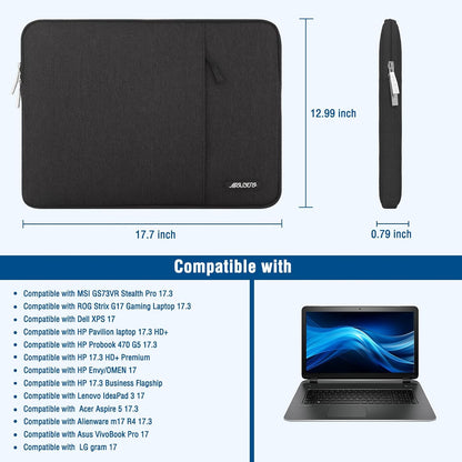 MOSISO Laptop Case 13.3 inch, 13-13.3 inch Laptop Sleeve Compatible with MacBook Air/Pro 13/Pro 14 M5 M4 M3 M2 M1, HP Dell ASUS Lenovo,Polyester Vertical Computer Sleeve Bag with Pocket, Antique Green - Colors A