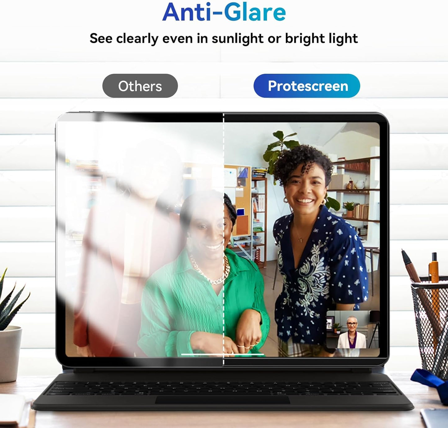 Laptop Privacy Screen 14 Inch Compatible with HP/Dell/Acer/Samsung/Asus/Lenovo/Toshiba,16:10 Aspect Removable Anti Glare Blue Light Filter Protector, 14 in Laptop Privacy Screen Shield