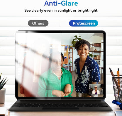 Laptop Privacy Screen 14 Inch Compatible with HP/Dell/Acer/Samsung/Asus/Lenovo/Toshiba,16:10 Aspect Removable Anti Glare Blue Light Filter Protector, 14 in Laptop Privacy Screen Shield