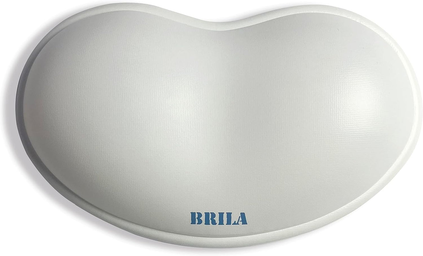 BRILA Ergonomic Silicone Mouse Wrist Rest, Cooling Silica Gel PU Leather Mouse Wrist Support Pad for Office Work and Laptop Computer Gaming