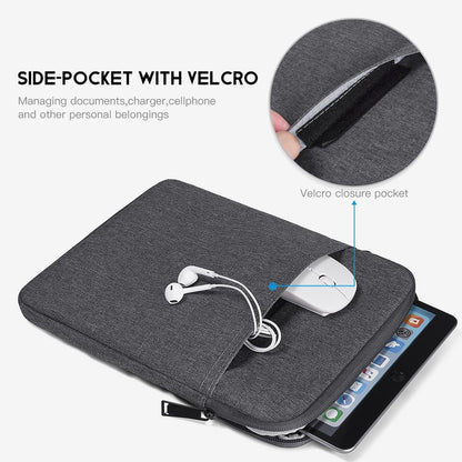 9-11 inch Tablet Sleeve Case for Fire Max 11 Tablet/Kindle Fire HD 10 Plus 10.1", iPad Pro M5 M4 /A16 11-in, iPad Air M2 M3 M4, 10.2 10.5 10.9 iPad Air, Galaxy Tab A9+ Plus, Fit Magic Keyboard -Purple