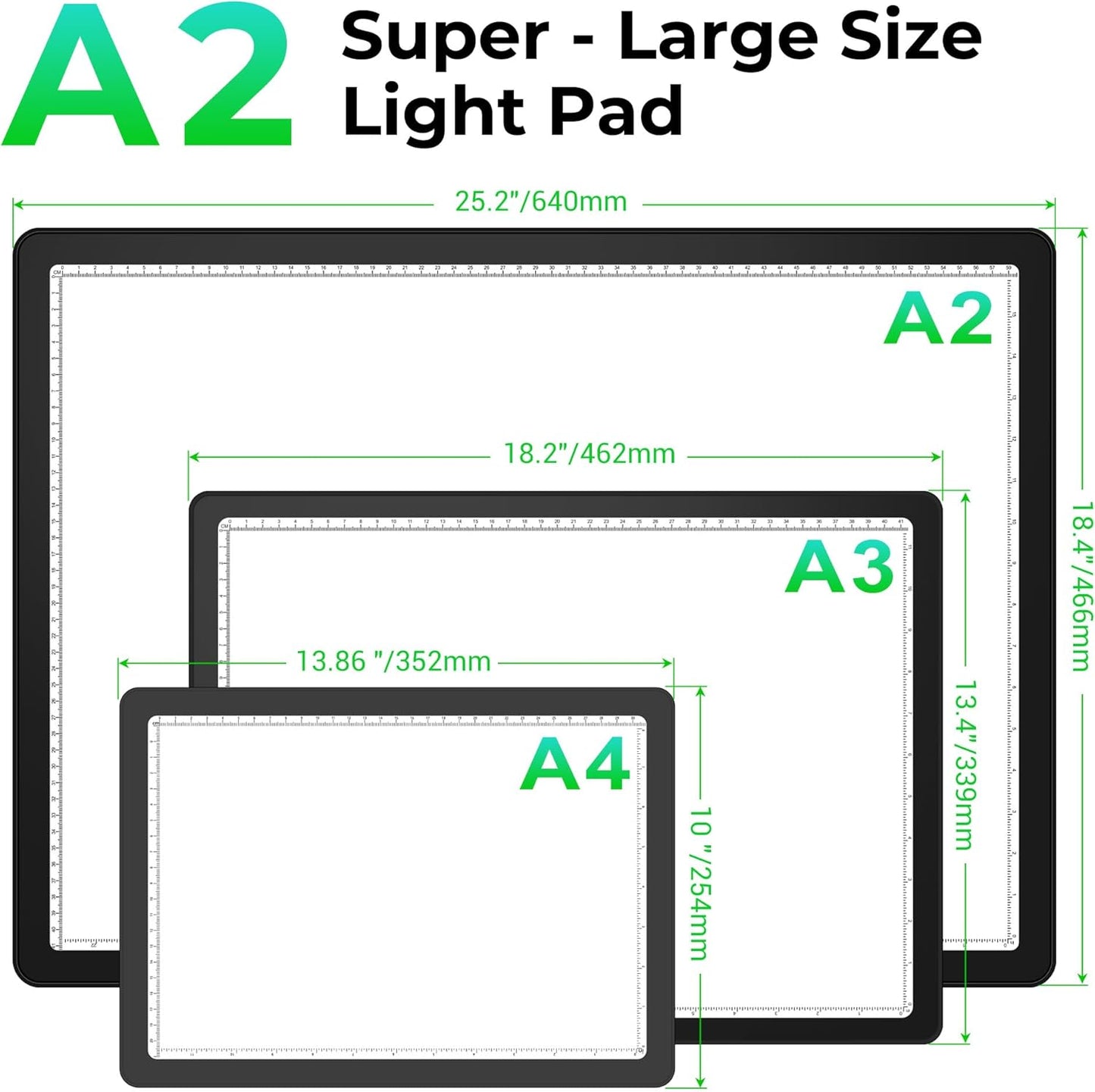Rechargeable A4 Light Box for Tracing,Bawaslom LED Light Pad with Adjustable Stand and Strong Magnets,Ultra-Thin & Bright Tracing Board for Diamond Art,Sketching,Vinyl Weeding,Architectural Design