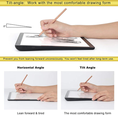 Rechargeable A4 Light Pad with Innovative Stand and Top Clip, Elice Wireless Bright Light Tracing Board Portable LED Artcraft Tracer Box for Artists, Drawing, Cricut Weeding Vinyl, Diamond Painting