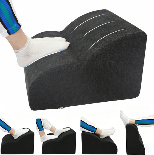 Foot Rest for Under Desk at Work.Multifunctional 3-Tier Foot Stool,with Washable Footrest.for Under Desk,Office Chair Gaming Chair & Sofa,Leg Elevation Pillow,Supports Posture-Brown